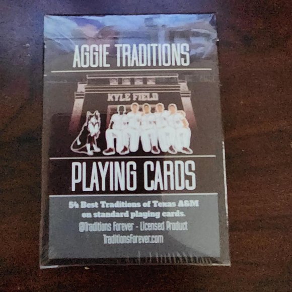 NIB "Tx A&M" Aggie Traditions Playing Cards - Picture 1 of 2
